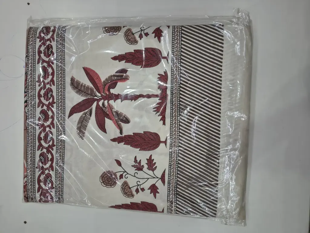 BROWN| 108x108 Inches Pure Cotton King Size Bedsheet with 2 Pillow Covers – Soft & Durable |Superhome