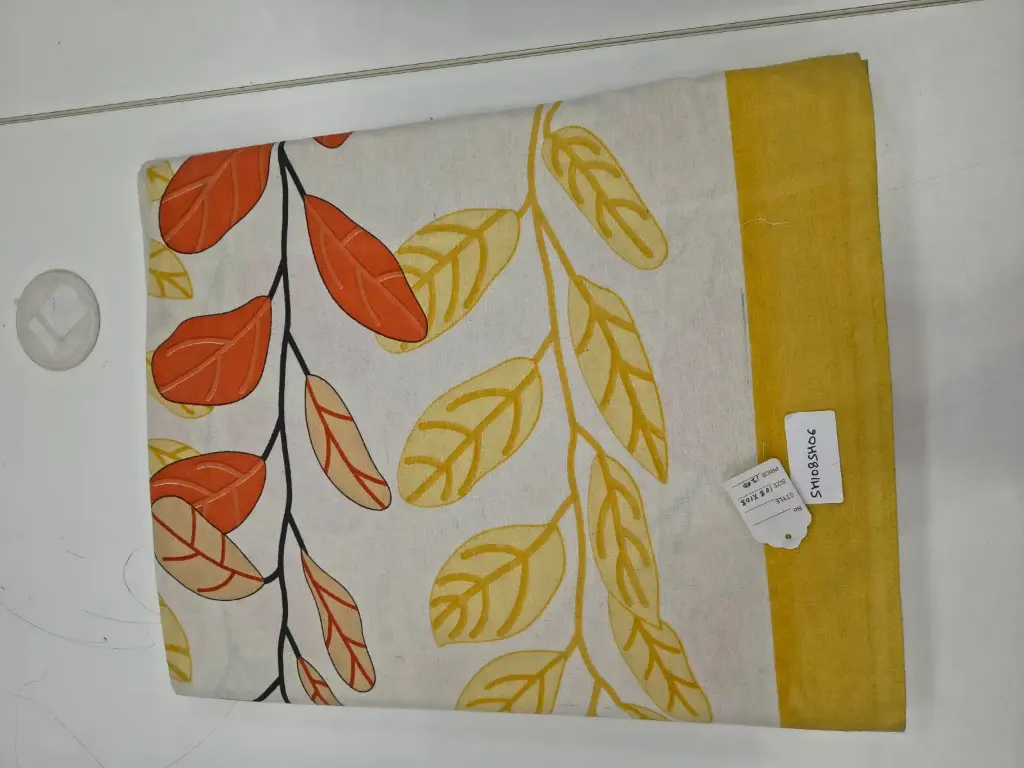 YELLOW/Super King Size Bedsheet 108x108 Inches Pure Cotton with 2 Pillow Covers – Premium Quality/SUPERHOME