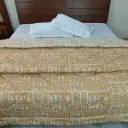 Yellow |Super Home Heavy GSM Cotton Comforter 90x100 – Perfect for Cold Winters, Pure Cotton Fabric