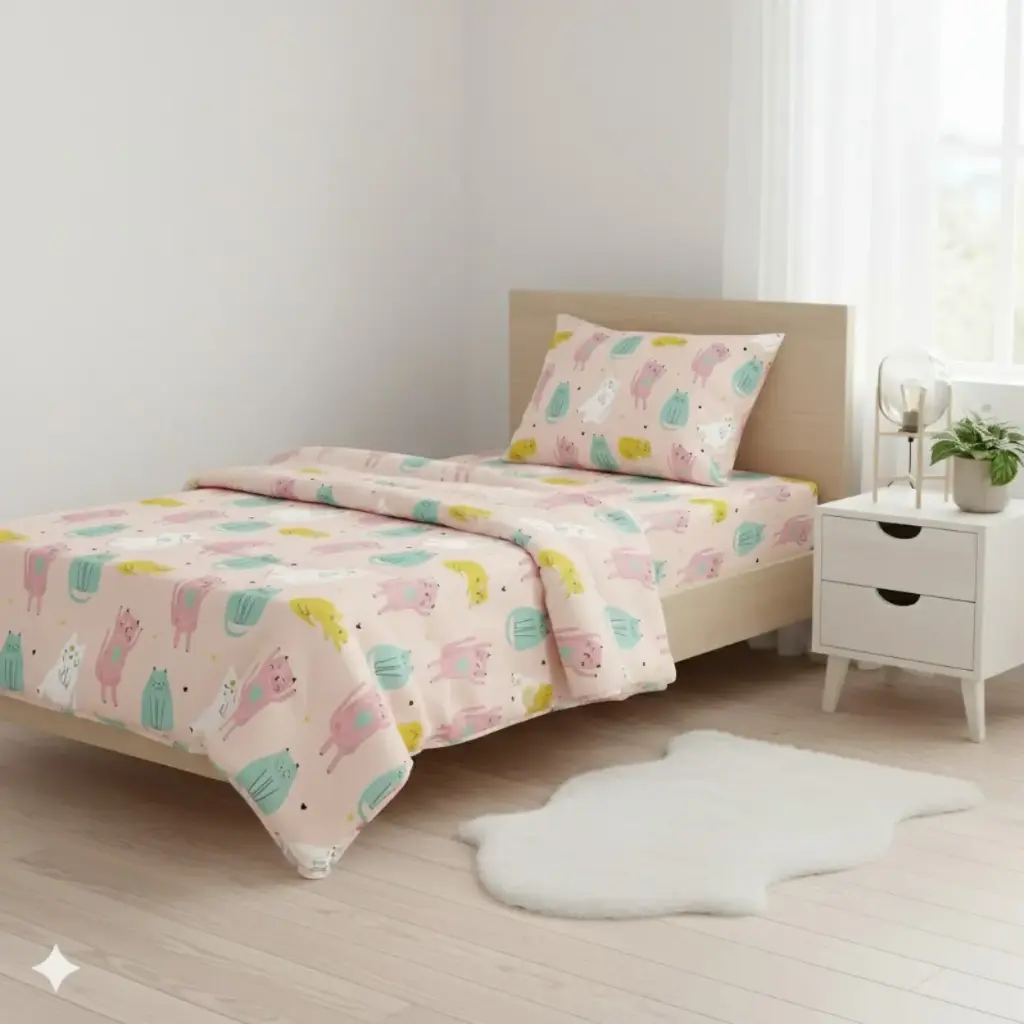 PINK/Super Home Single Bed Comforter 100 GSM | Budget Friendly | Hotel Style Bedding