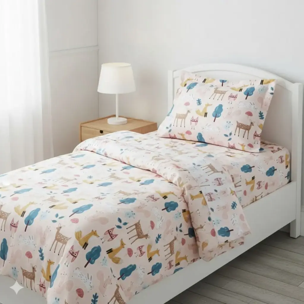 PINK/Super Home Single Bed 100 GSM Quilt | Minimal Design | Comfortable Sleep Solution