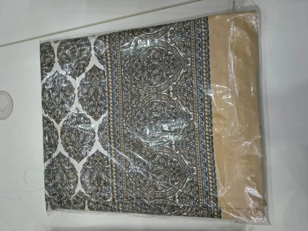 BROWN/Luxury King Size 108x108 Bedsheet with 2 Pillow Covers – 100% Cotton Comfort/SUPERHOME