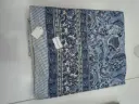 BLUE/Ethnic Print 108x108 Pure Cotton King Size Bedsheet with 2 Pillow Covers – Traditional Design/SUPERHOME