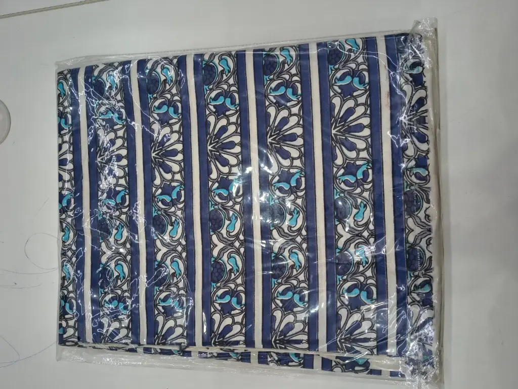 BLUE| Super King size Bedsheet 108*108 inches |2 pillow covers| Pure cotton|