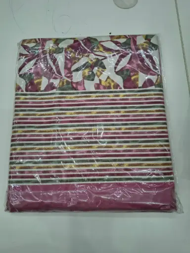 PINK| 100% Cotton Double Bed Super King Bedsheet 108x108 with Pillow Covers
