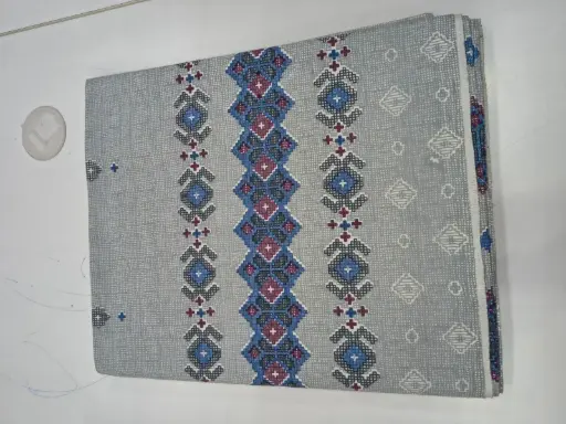 BLUE| Jaipuri Super King Cotton Bedsheet with 2 Pillow Covers – 108x108 Inches