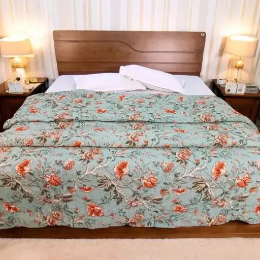 Super Home Pure Cotton Anokhi Comforter 90x108 – Soft Cambric Fabric, 100 GSM Warmth