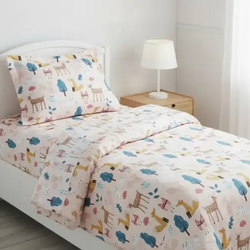 WHITE/Super Home Single Bed 100 GSM Comforter | Skin Friendly | Hypoallergenic Filling