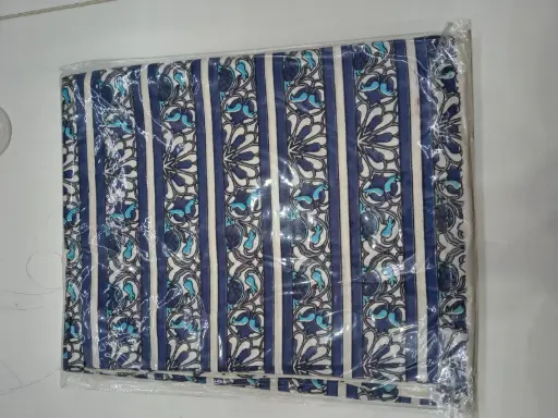 BLUE| Super King size Bedsheet 108*108 inches |2 pillow covers| Pure cotton|